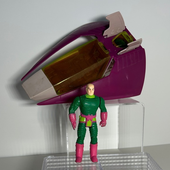 Kenner Other - Vintage Kenner DC Super Powers Lex Soar 7 Assault Vehicle & Lex Luther Figure